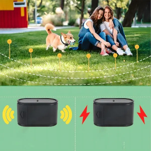 Elektromos nyakörv - láthatatlan kerítés kutyáknak és macskáknak - 300 m