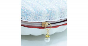 Kislány smink és körmös készlet kagyló alakú kistáskával