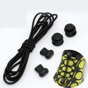 Elasztikus cipőfűző fekete