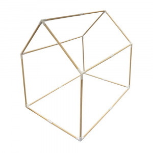 Gyermek játszóház szürke-világoszöld