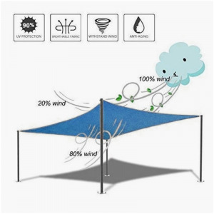 Árnyékoló 2x2 m - kék