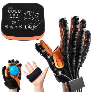 Rehabilitációs robotkesztyű -bal és jobb kézre, fejlett ujjtréning, bionikus mozgástámogatás - XL