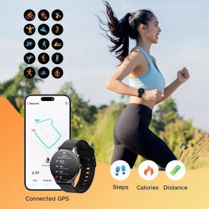 Laxasfit GT2 okosóra, fekete