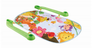 LittleONE Játszószőnyeg babatornázóval -zöld