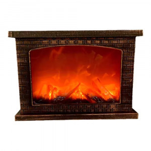 Magmaros kandalló ledvilágítással