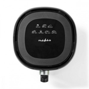 Nedis Forró levegős sütő 3 l-es, Időzítő: 30 min, analóg, fekete