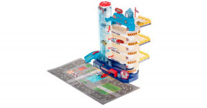 5 szintes parkolóház elektromos lifttel, 8db autó, szőnyeggel