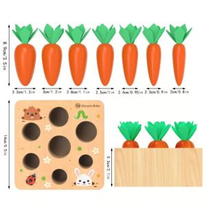 Répa kihúzó és berakó oktató játék
