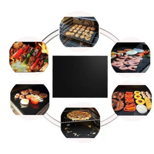 4db Tapadásmentes újrahasználható hőálló sütőlap grillezéshez/sütőbe, 33 x 40 cm