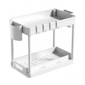 Konyhai rendszerező állvány, fehér