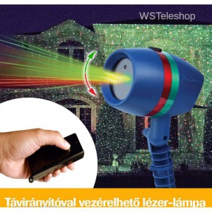 Star Shower Motion mozgó lézerfény távirányítóval (WS Teleshop)