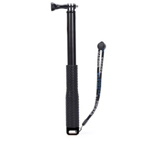 Univerzális Sportkamera, szelfibot, teleszkópos kar, 36cm-110cm, fekete