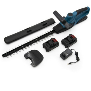 Akkumulátoros sövényvágó biztonsági fékkel és ütközésgátlóval felszerelt, 36V, 6000mAh, 36V