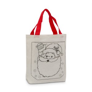 Színezhető szatyor karácsonyi 4 filccel