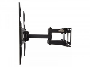 TV fali tartó konzol, dupla karos, kihajtható, dönthető - 37