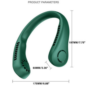 Mini hordozható nyak ventilátor beépített akkumulátorral - rózsaszín - MS-883