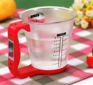 Kitchenlife digitális kijelzős mérőpohár
