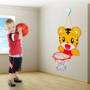 Mókás mini kosárpalánk labdával tigris forma