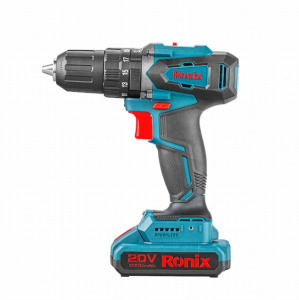 Ronix ütvefúró- csavarozó, 20V akkumulátoros, 13mm