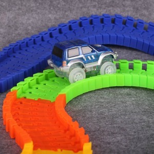 1 db LED-es versenyautó
