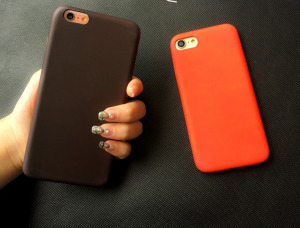 Hőérzékelős iPhone tok 6/6S/6 Plus/6S Plus - piros iPhone 6/6S