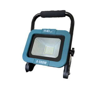 THO LUX TL-6 akkumulátoros munkalámpa 36 LED-del 2 db 36Vf akkumulátorral - kék/fekete