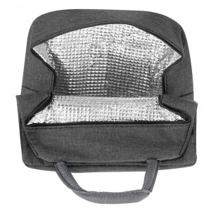 Thermo uzsonnás táska, ételhordó, szürke