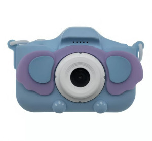 Elefántos gyermek fényképezőgép, dupla kamera, szelfi funkció, 2