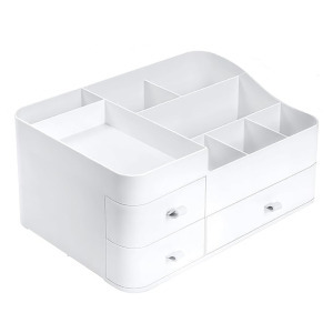 Smink- és kozmetikai tárolódoboz fiókokkal