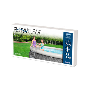 Bestway Flowclear medence létra - 84 cm - szürke