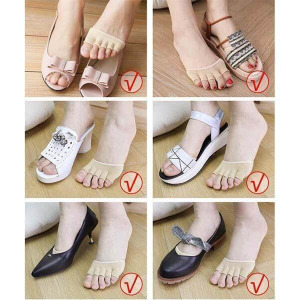 Csúszásmentes párnás talpvédő - bézs