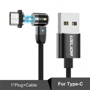 Dupla 360 ° -os mágneses kábel - Android USB-C