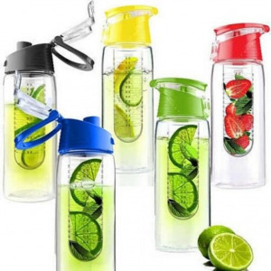 Gyümölcs infuser palack, gyümölcstartóval, 700ml