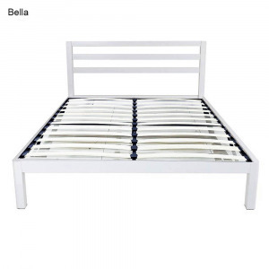 Bella fém ágykeret 160x200, fehér