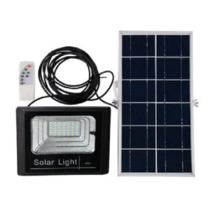 Solar Light 20W napelemes alkony kapcsolós LED lámpa, távirányítóval - 50 ledes - MS-783