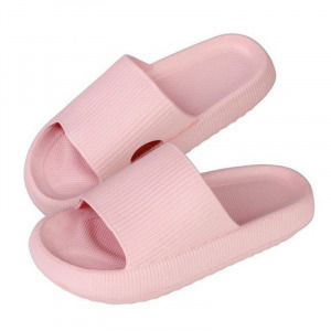 Női vastag talpú, könnyű nyári papucs rózsaszín 36-37