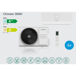 Bosch Climate 3000i-Set 35 E Inverteres Split Klíma 3,5 kW