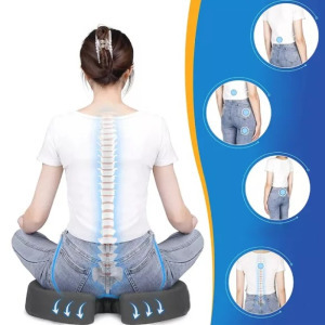 Memóriahabos ülőpárna lila