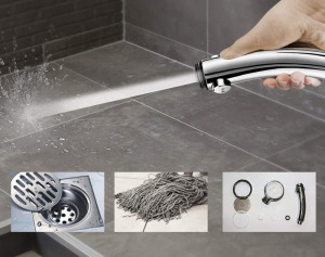 Zuhanyfej, zuhanyrózsa 3 üzemmóddal - arany színű