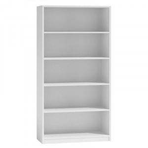 Drohmo R80 polcos szekrény, 80x182x30 cm, fehér