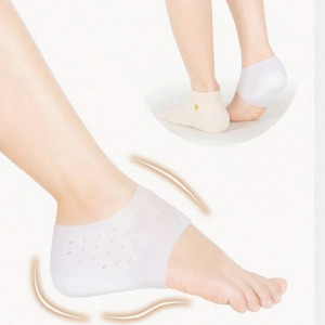 Szilikonos sarokemelő párna, sarokemelő 3 cm-es - áttetsző