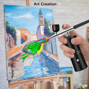 Mini airbrush készlet, fekete