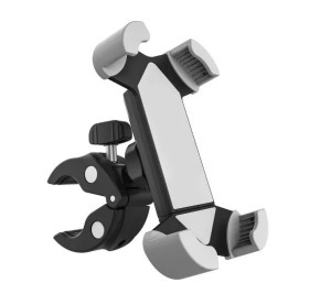Kerékpáros motorkerékpáros mobiltelefontartó, kormányra 360°-ban forgatható