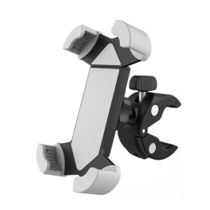 Kerékpáros motorkerékpáros mobiltelefontartó, kormányra 360°-ban forgatható