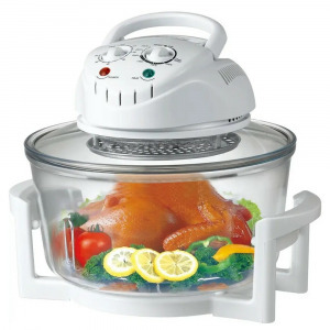 Halogén légkeveréses sütő - 1200 W - 12L - fehér