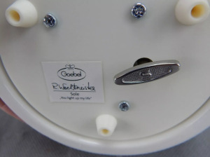 Goebel Rosina Wachtmeister Sole Sonne 14cm zenedoboz hógömb