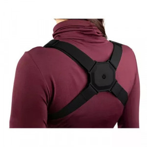 Intelligens tartás javító hátpánt, rezgő figyelmeztetés, újratölthető, unisex, USB -fekete