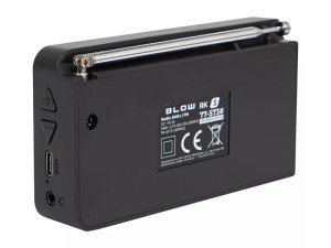 Blow Digitális rádió - LCD Kijelző, beépített akkumulátor, bluetooth