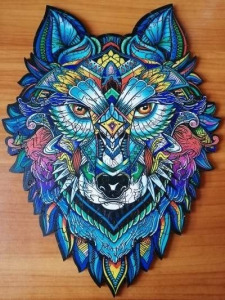 Fa puzzle (148 × 210 mm) farkas