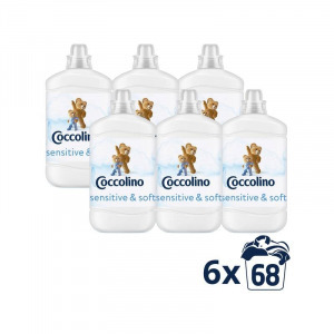Coccolino 6 x 1700ml Sensitive Soft öblítő